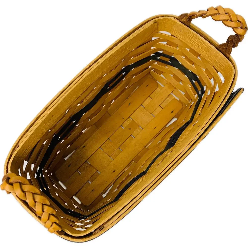 Longaberger 1997 Collectors Club RENEWAL Basket with Liner Protector Flyer